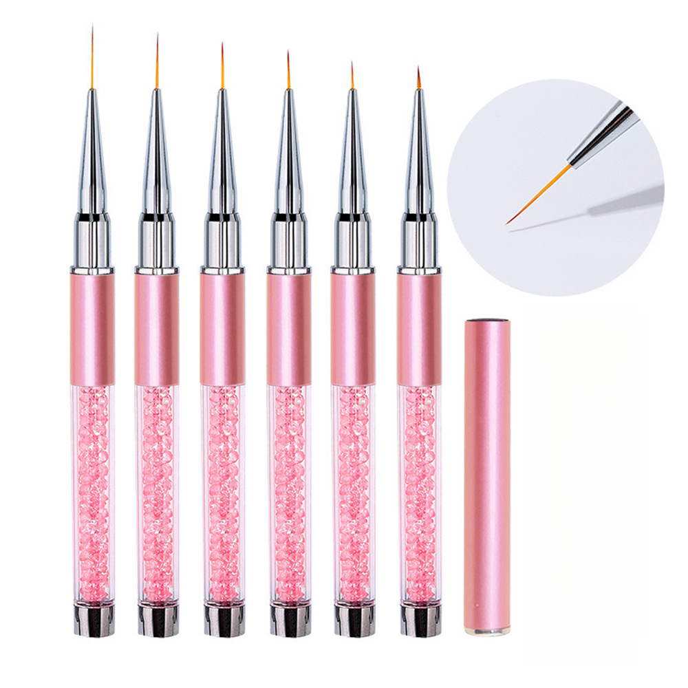 Detailing Brush Set - Juego de 1/6 pinceles delineadores para