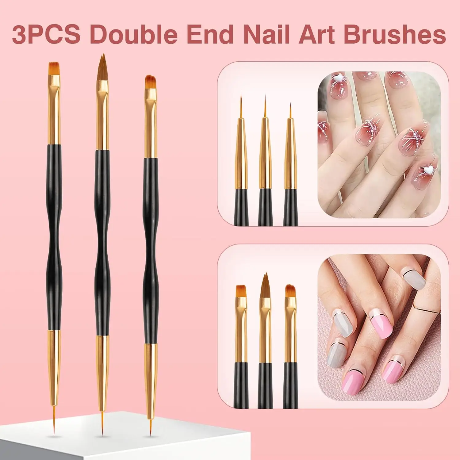 Juego de 25 pinceles para uñas - Detailing Brush Set reseña y precio