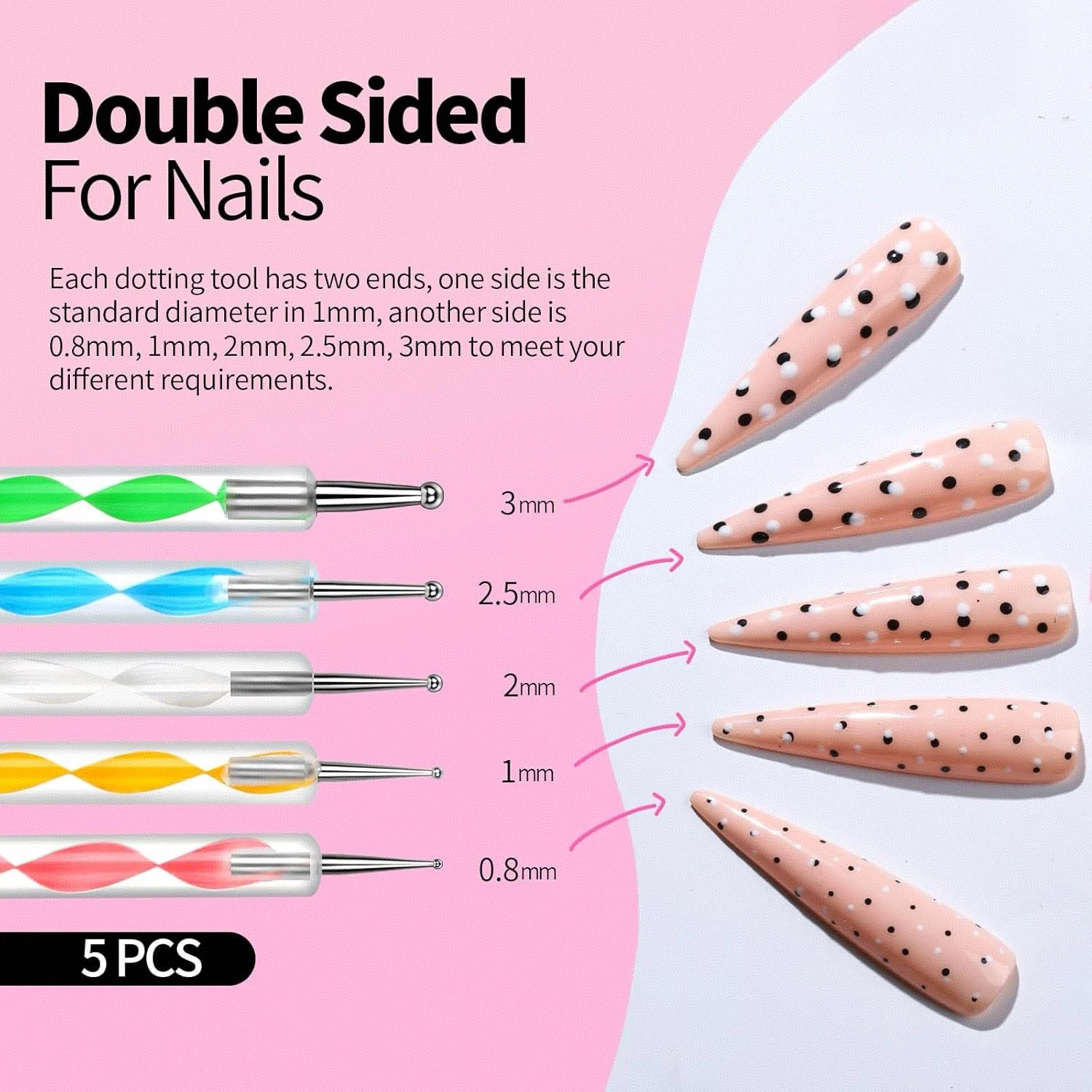 Juego de 25 pinceles para uñas - Detailing Brush Set reseña y precio